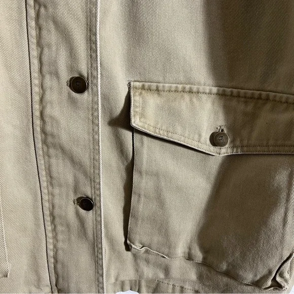 PILCRO x ANTHROPOLOGIE Faux Leather Collar Barn Jacket - Picture 7 of 12